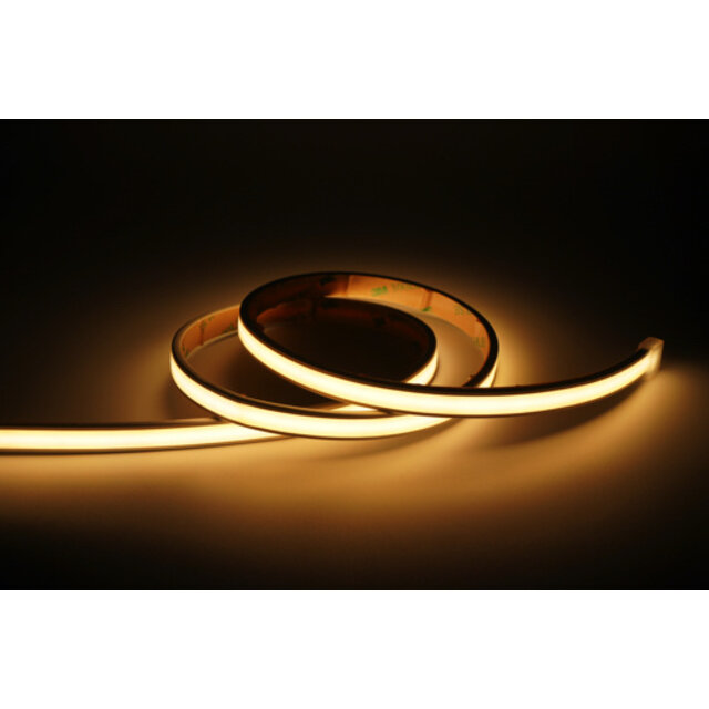 Sauna LED strip COB 9W 1020LM 480LED's p/m 12VDC IP68 extra warm wit 2700K 5m rol