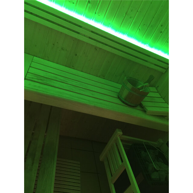Sauna LED strip RGBWW 19.2W 890LM 60LED 24VDC IP68 - 5 meter