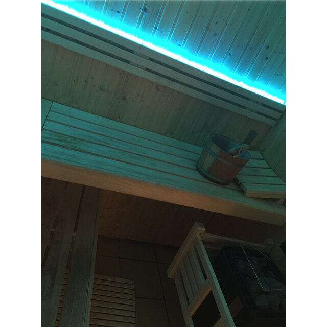 Sauna LED strip RGBWW 19.2W 890LM 60LED 24VDC IP68 - 5 meter