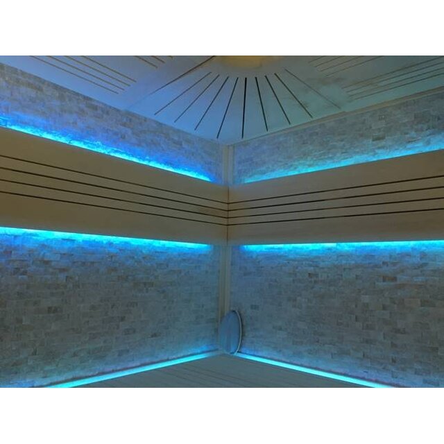 Sauna LED strip RGBWW 19.2W 890LM 60LED 24VDC IP68 - 5 meter