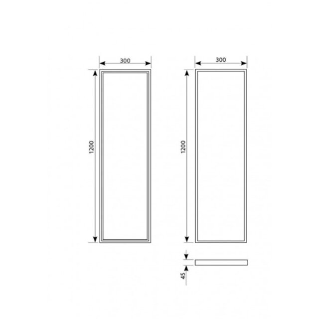 LED paneel – schakel tussen kleur en wit tinten - 40W  RGBCCT – 30x120