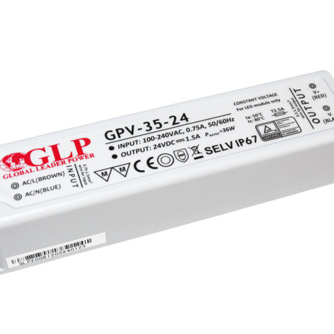 Hoeveel meter LED strip kan ik op een LED voeding aansluiten?