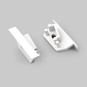 C22Wit eindkap set van 2