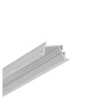 Diagonaal inbouw LED profiel 30 mm x 12.7 mm - C22ALU