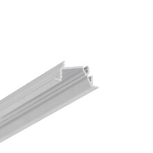 Diagonaal inbouw LED profiel 30 mm x 12.7 mm - C22ALU