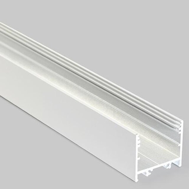 3 meter wit LED XL profiel inclusief afdekking 33,4mm x 29,6mm - XL11WIT