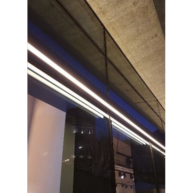 3 meter wit LED XL profiel inclusief afdekking 33,4mm x 29,6mm - XL11WIT