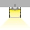 4 meter LED profielen van Luksus 4 meter wit LED XL profiel inclusief afdekking 33,4mm x 29,6mm - XL11WIT