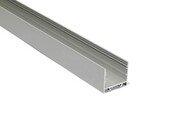 4 meter LED XL profiel inclusief afdekking 33,4mm x 12,8mm - XL11ALU