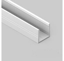 4 meter wit LED profiel inclusief opaal klikafdekking 18,8mm x 18,6mm - 20WIT