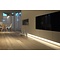 Luksus LED profielen 3 meter LED profiel inclusief afdekking 12mm x 12mm - SLIM200WIT