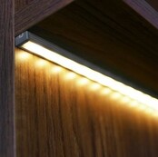 4 meter Zwart LED profiel inclusief afdekking 12mm x 12mm - SLIM200ZWART