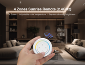 LED draadloze wanddimmer 4 zone voor Dual white - Miboxer S1W+