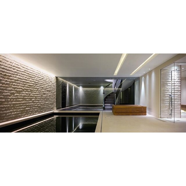 LED hoekprofiel inclusief afdekking 16,5mm x 16,5mm - C12WIT DUO