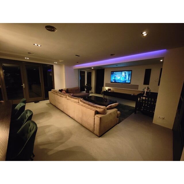 Wit LED profiel inclusief klikafdekking 17mm x 15,2mm - 06WIT