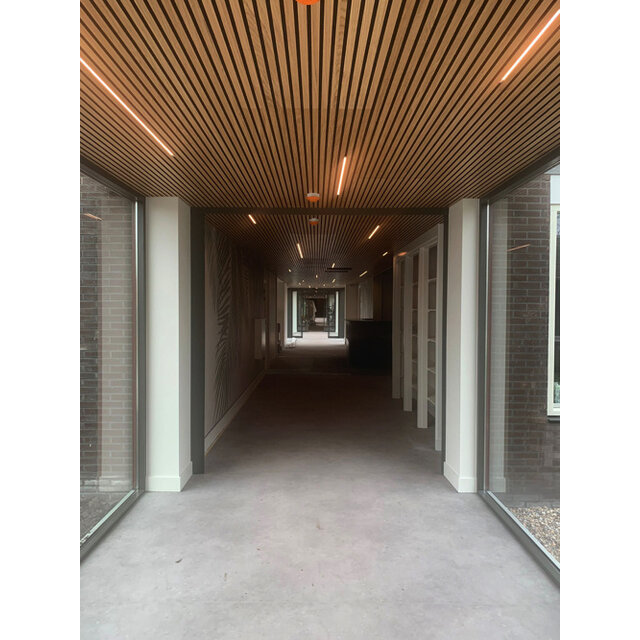 Zwart LED profiel inclusief afdekking 12mm x 12mm - SLIM200ZWART