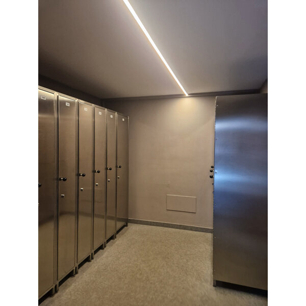 Luksus LED profielen LED gips profiel inclusief klikafdekking 13,5mm x 77mm - GIPS200