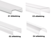 Zwart LED profiel 26.79mm x 26mm - XL06Zwart