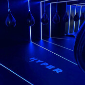 Zwart LED XL profiel inclusief afdekking 33,4mm x 29,6mm - XL11ZWART