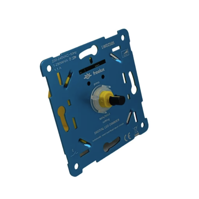 Universele LED dimmer - Fase afsnijding - EcoLogic led-dimmer Met naloop-, random- en tijdschakelklok/ scènefunctie