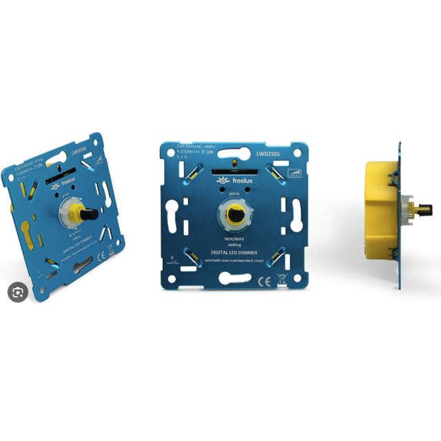 Universele LED dimmer - Fase afsnijding - EcoLogic led-dimmer Met naloop-, random- en tijdschakelklok/ scènefunctie