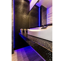 Waterdichte RGBWW LED strip 19.2W 850LM 60LED 24VDC IP65 - 5 meter