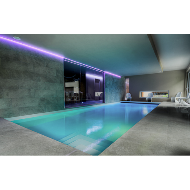 Waterdichte PRO RGBCCT LED strip 21W 2240LM 96LED p/m 24VDC IP67 – 5 meter