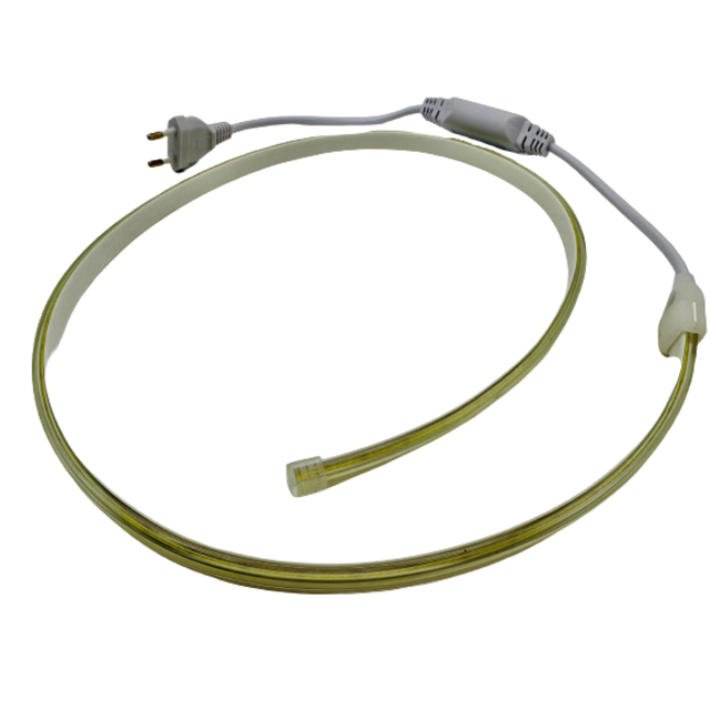 230 volt LED strip 11W 935LM 230VDC IP20 extra warm wit 2700K IP68 - 50 meter