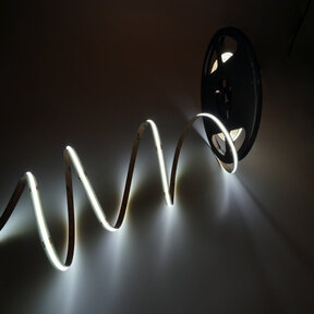 Waterdichte COB Dual White LED strip 22W 1820LM 608LED p/m 12VDC IP68 - 5 meter