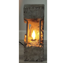 Elmar Design Industriële Lampen model 3 Heipaal tafel of nachtkastje model.