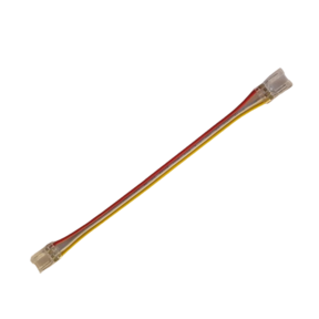Dual white COB LED strip connector 2 zijdig – soldeervrij – klik connector – 8mm - IP20