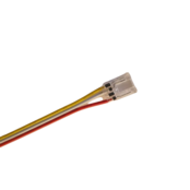 Dual white COB LED strip connector 2 zijdig – soldeervrij – klik connector – 8mm - IP20