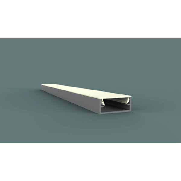 Luksus LED profielen Wit LED profiel inclusief klikafdekking 20.69 x 11.84 mm - 304WIT