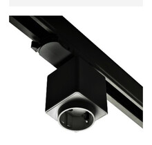 3- fase stekker voor in rail zwart