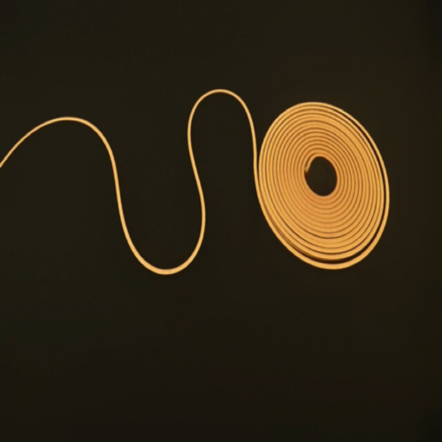 Mini Neon Flex LED strip 24 volt 2700 kelvin extra warm wit 10W 1100LM 4x8mm IP65