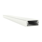 Wit LED profiel inclusief klikafdekking 15 x 6mm - 301WIT