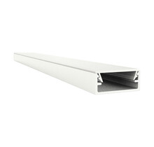 Wit LED profiel inclusief klikafdekking 15 x 6mm - 301WIT