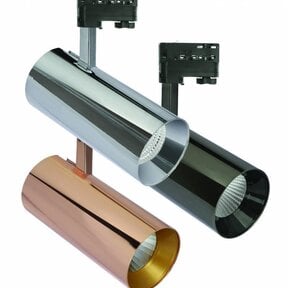 3- fase rail spot metallic zwart 19W 36° - KARLEY