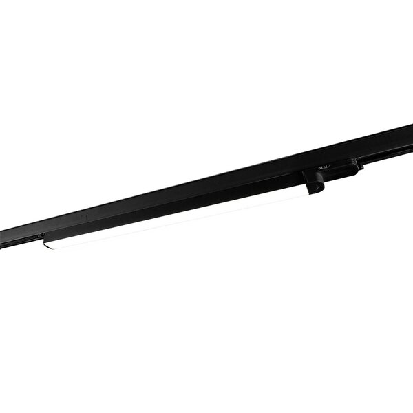 Luksus 3-fase LED 3-FASE instelbare lineaire LED lijn 60cm zwart 120 graden bundel - LINA60ZWART