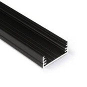 Zwart extra breed LED XL profiel 32mm x 11 mm – XL24ZWART