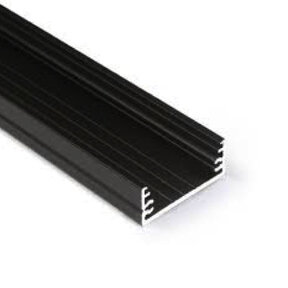 Zwart LED XL profiel 32mm x 11 mm – XL24ZWART