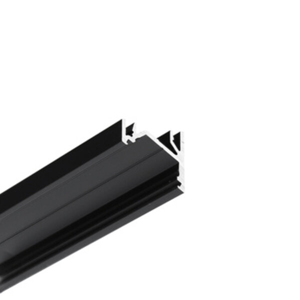 Luksus LED profielen Zwart LED hoekprofiel 12,6mm 16,1 mm x 15,2 mm - CORNER12.V2ZWART