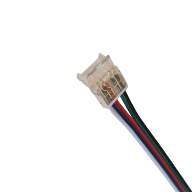 RGBW/RGBWW COB LED strip connector 2 zijdig – soldeervrij – klik connector – 12mm - IP20