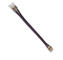 RGBW/RGBWW COB LED strip connector 2 zijdig – soldeervrij – klik connector – 12mm - IP20