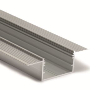 Trimless inbouw LED stuc profiel met afdekking 33,4 mm x 21 mm – XL30TrimlessALU