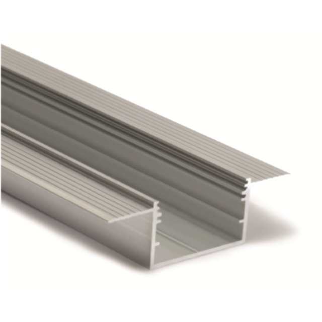 Trimless inbouw LED stuc profiel met afdekking 33,4 mm x 21 mm – XL30TrimlessALU