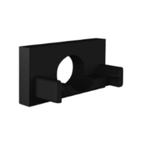 Eindkap met kabeldoorvoer - 301ZWART