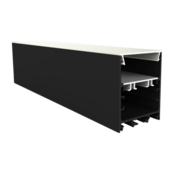 Zwart LED profiel inclusief klikafdekking 40mm x 50mm - XL340ZWART