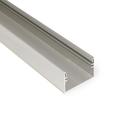 LED profiel XL inclusief afdekking 53mm x 28mm - XL50ALU