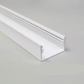 Wit LED profiel XL inclusief afdekking 53mm x 28mm - XL50WIT